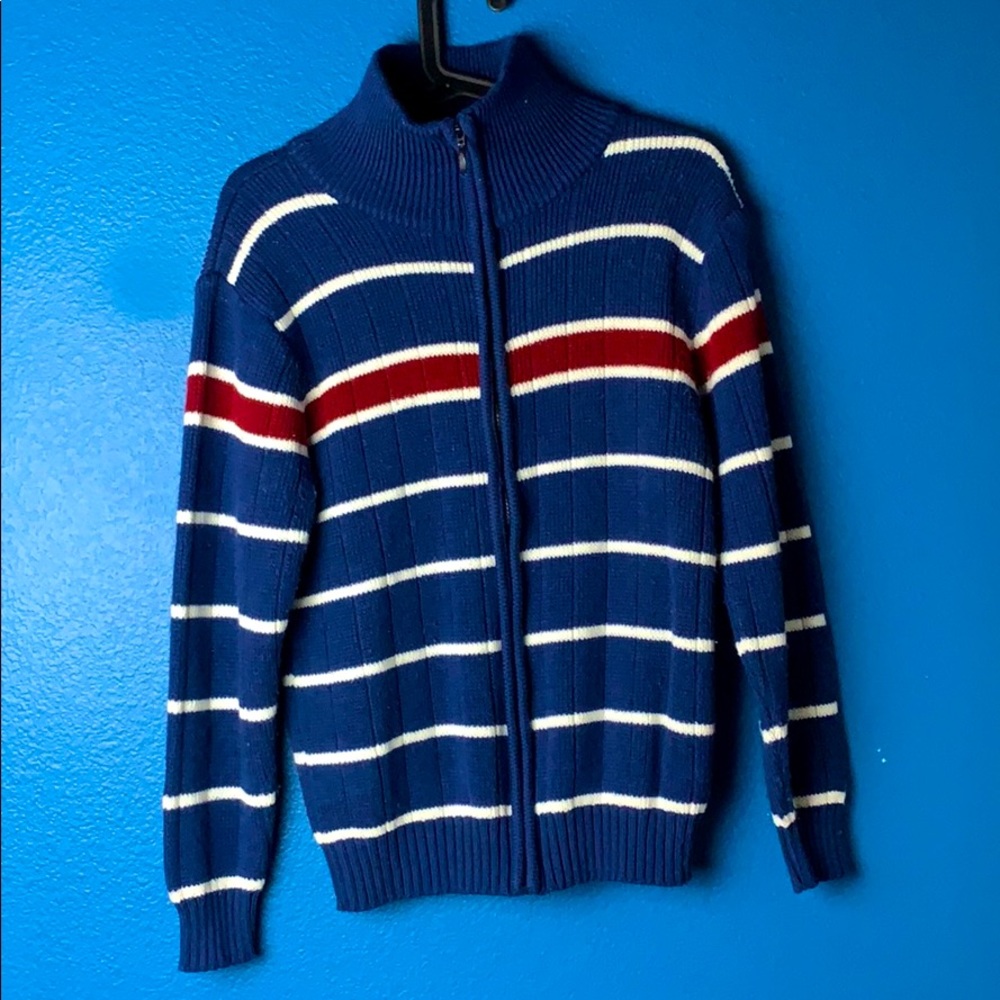 Striped Warm Retroesque Turtleneck